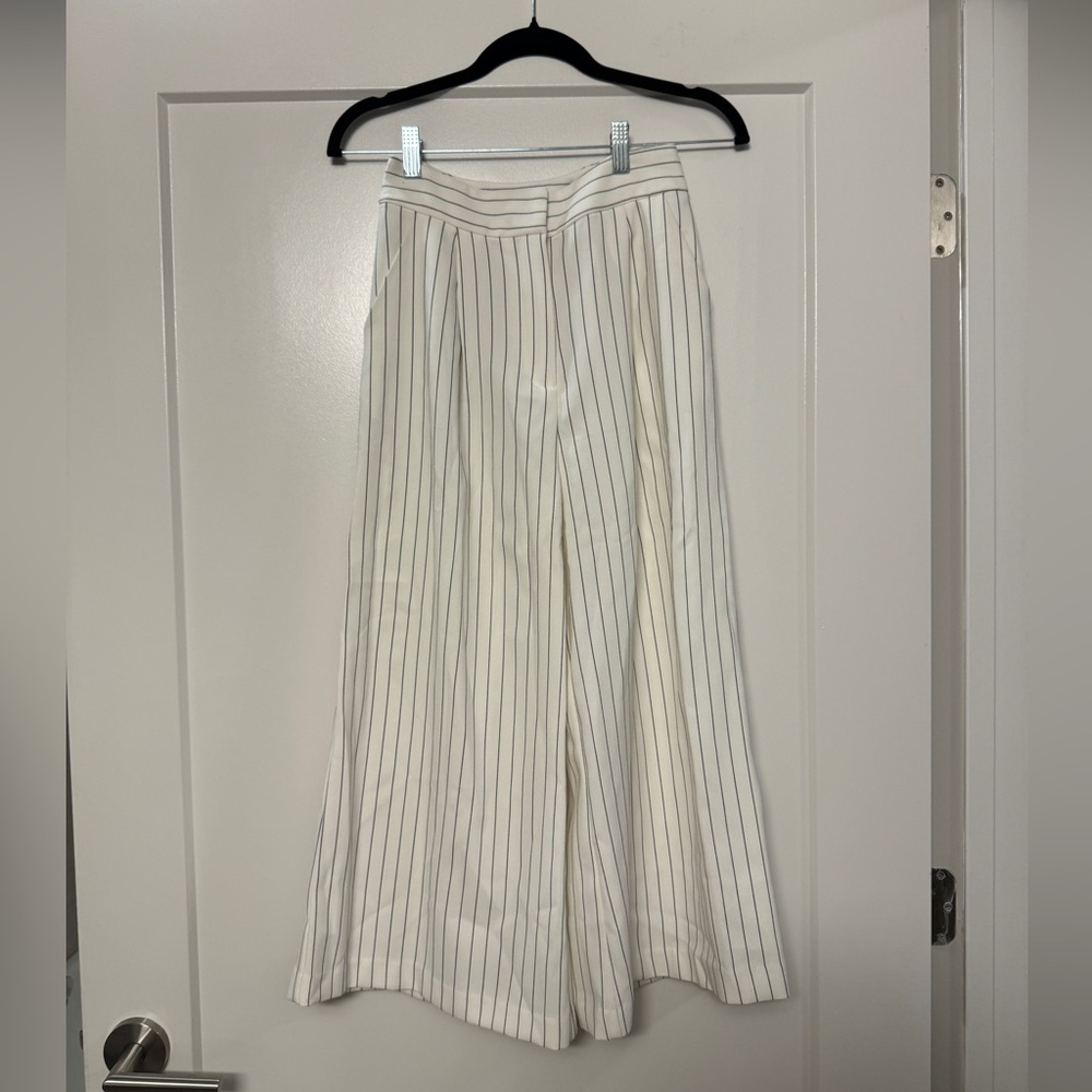 Finders keeper: cropped wide leg trousers